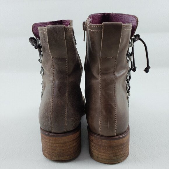 Mala Vita MTNG Agatha Boot Womens 8.5-9 39 Brown Sundance Boho Moto Ankle Spain - Picture 8 of 14